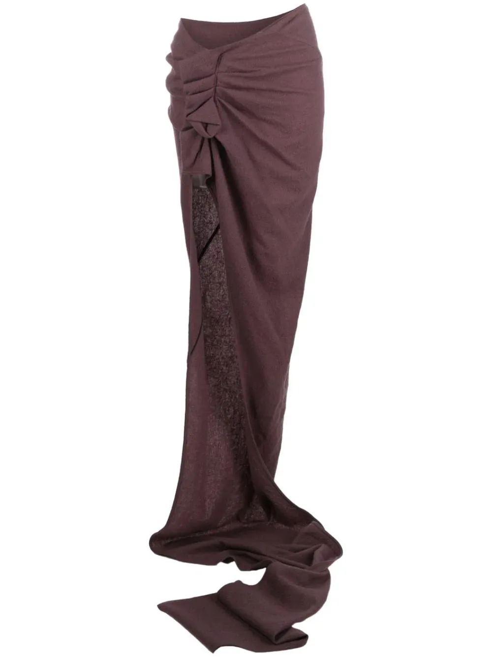 Rick Owens Women Wrap Skirt In Amethyst