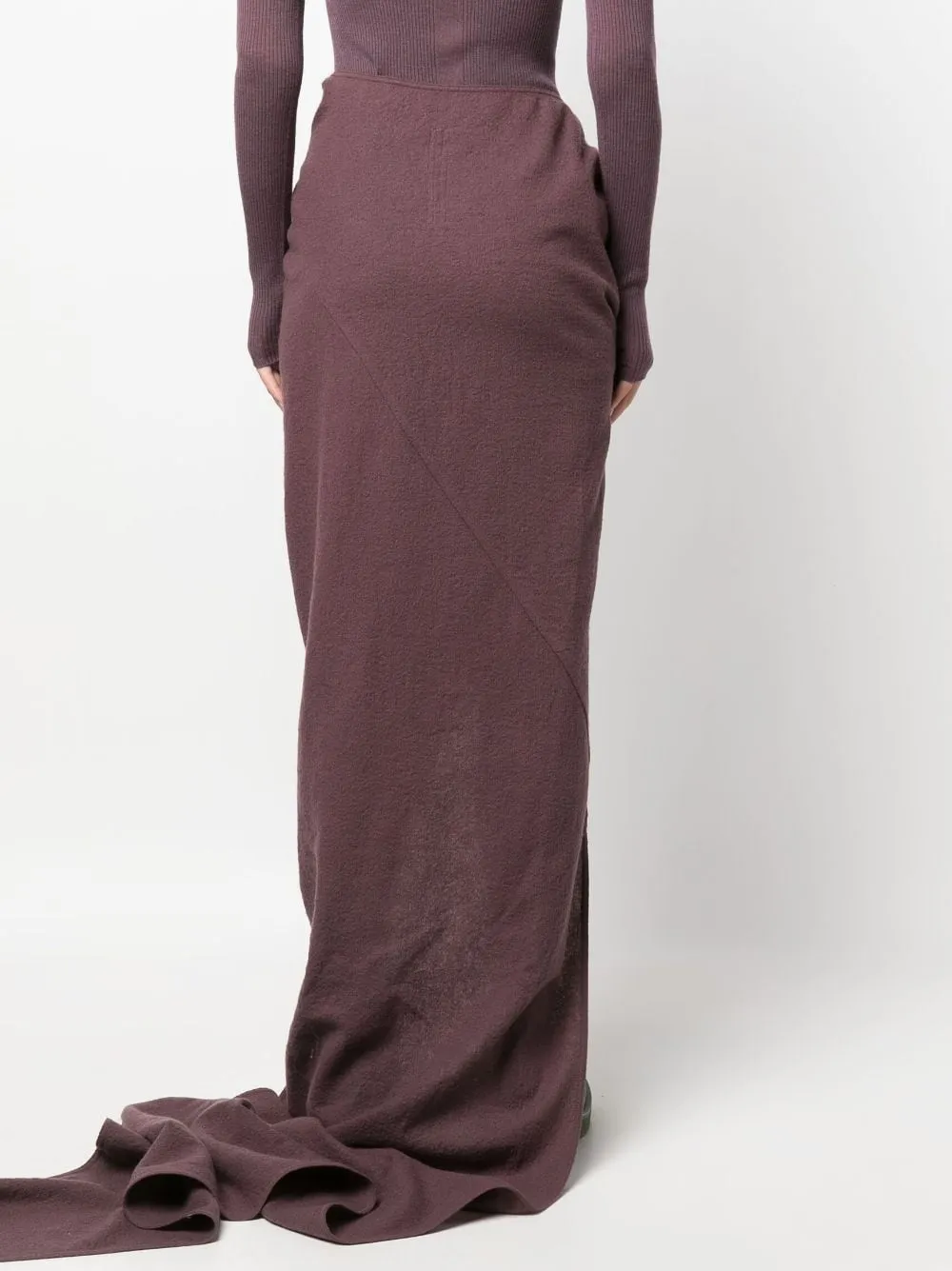 Rick Owens Women Wrap Skirt In Amethyst