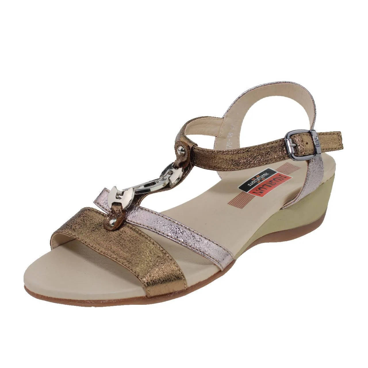 Sandalia Negro Via Franca Art. 5ak78gold