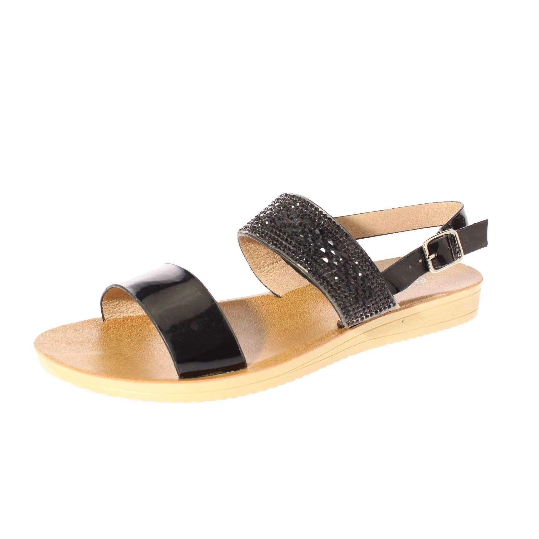 Sandalia Negro Vía Franca Art. 5hbl1003black