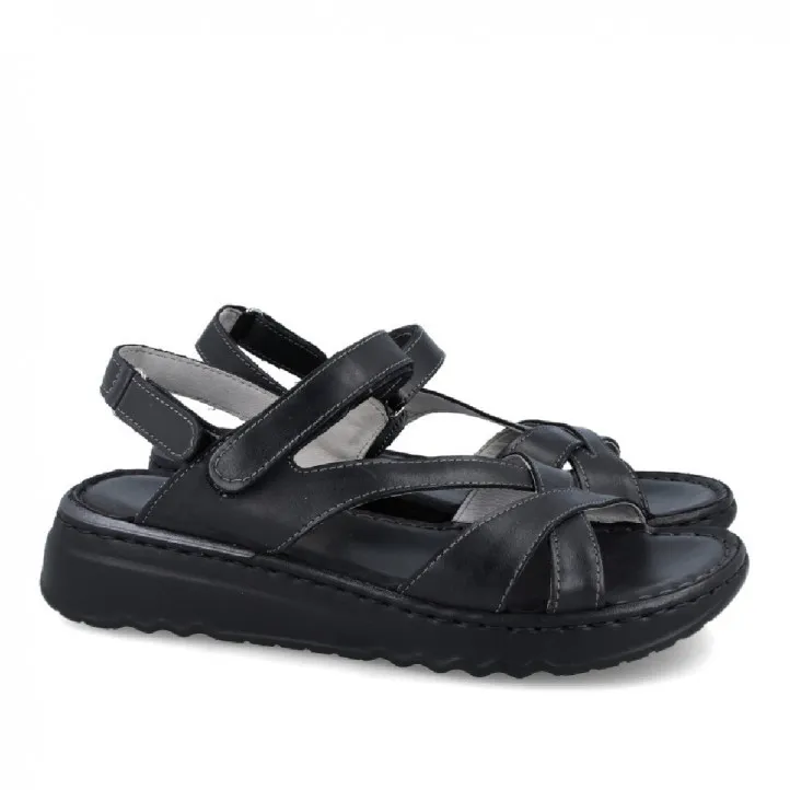 SANDALIA PLANA NEGRA WALK AND FLY GAIA 3204 48510 WALK AND FLY