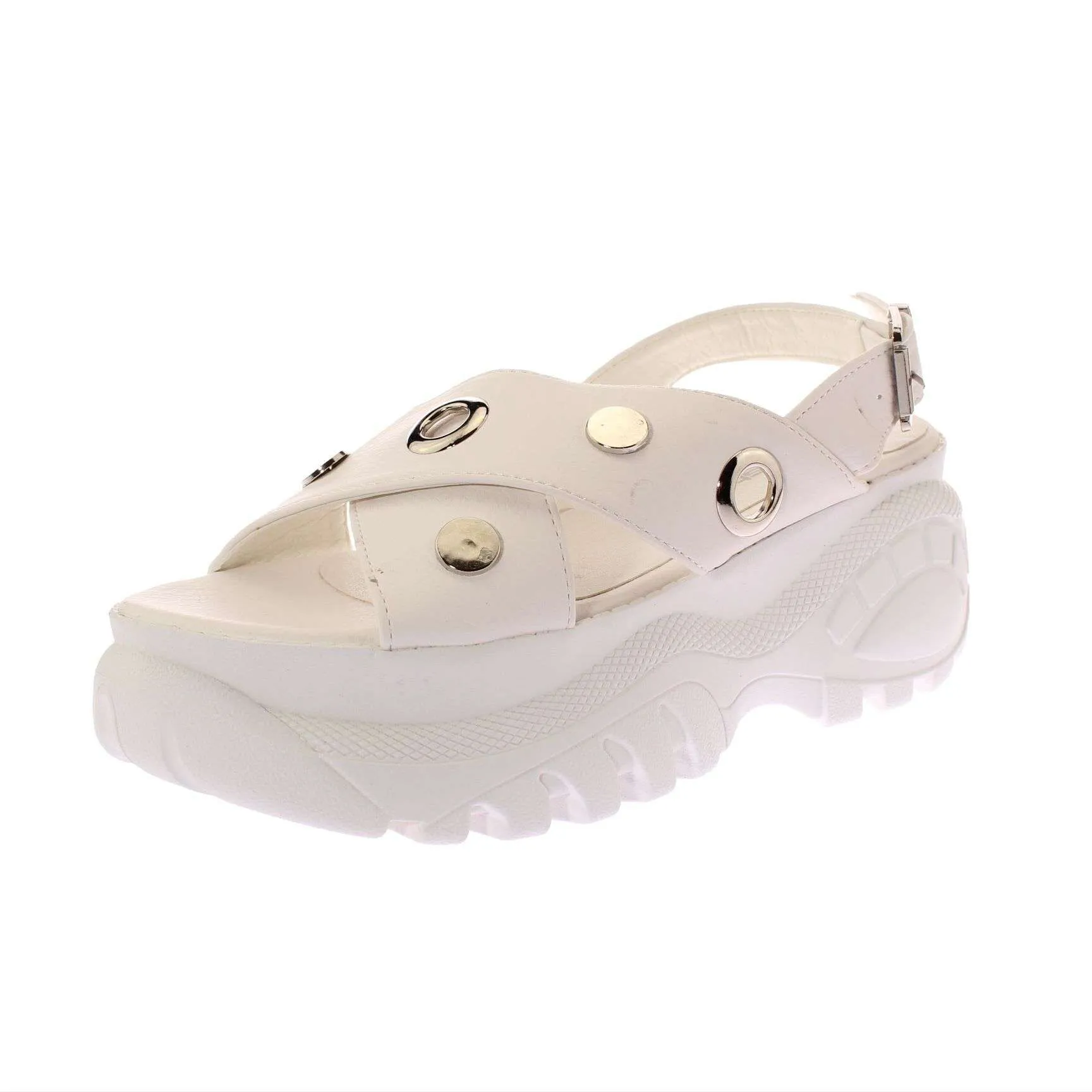 Sandalia Plataforma Blanco Vía Franca Art. 5nlx011awhite