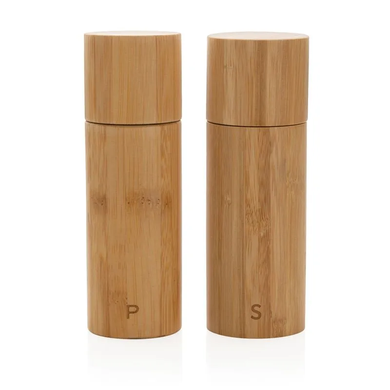 Set de molinillo de sal y pimienta de bambú Ukiyo