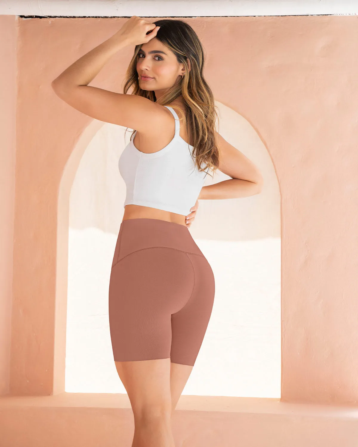 Short de control de abdomen y cintura que disimula la celulitis