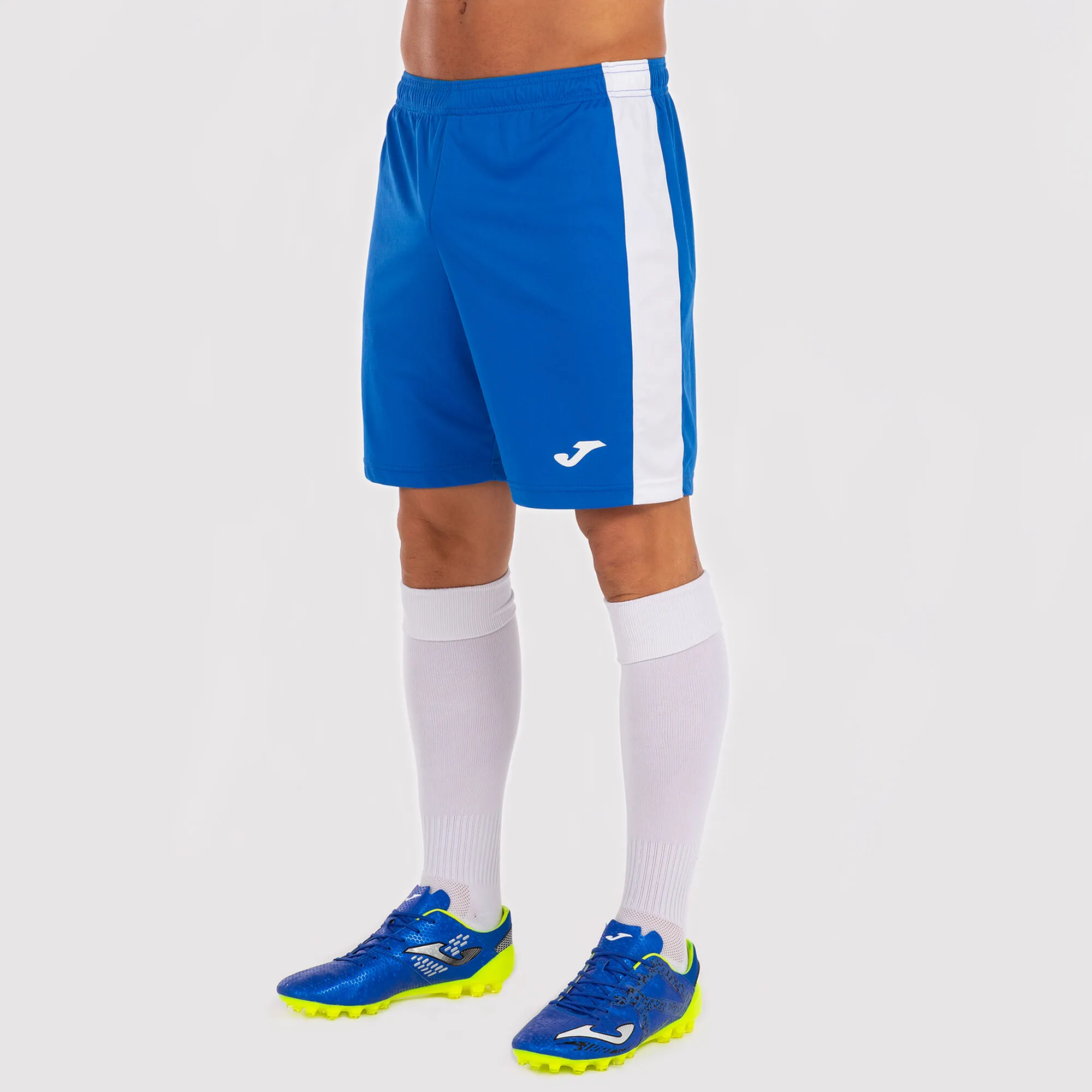 Short hombre Maxi royal blanco