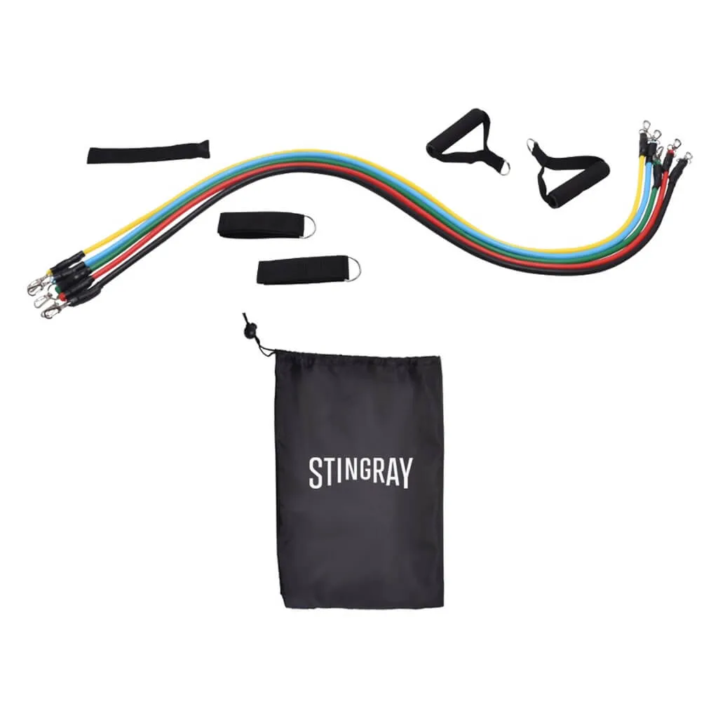 Stingray Set de Ligas de Resistencia Ajustables, 5 Unidades