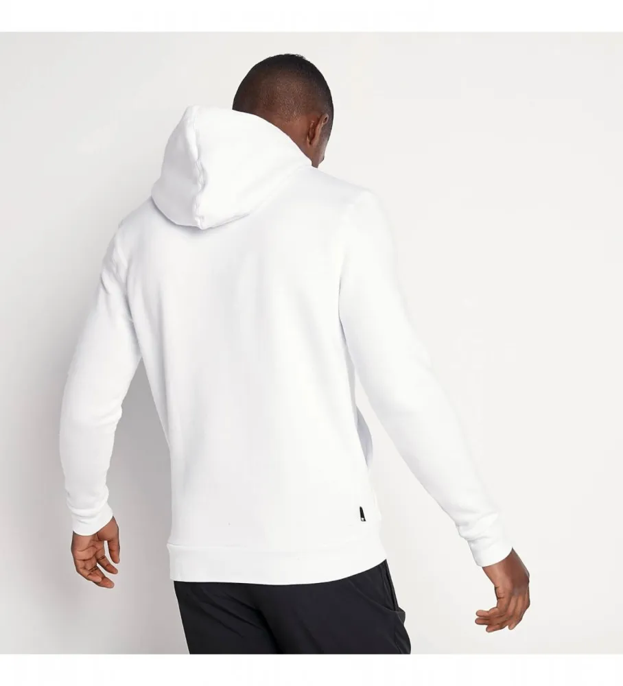 Sudadera con capucha blanco