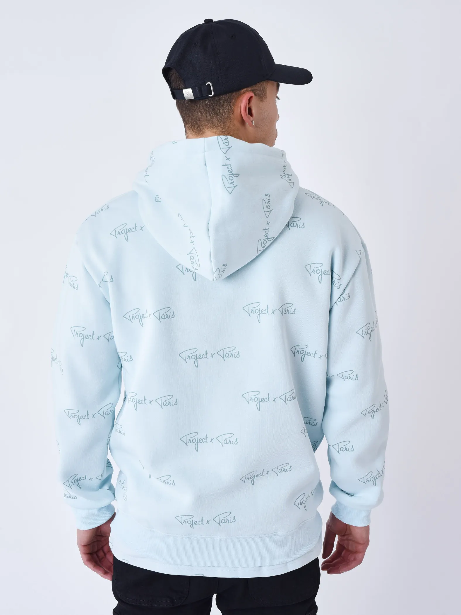 Sudadera con capucha estampada