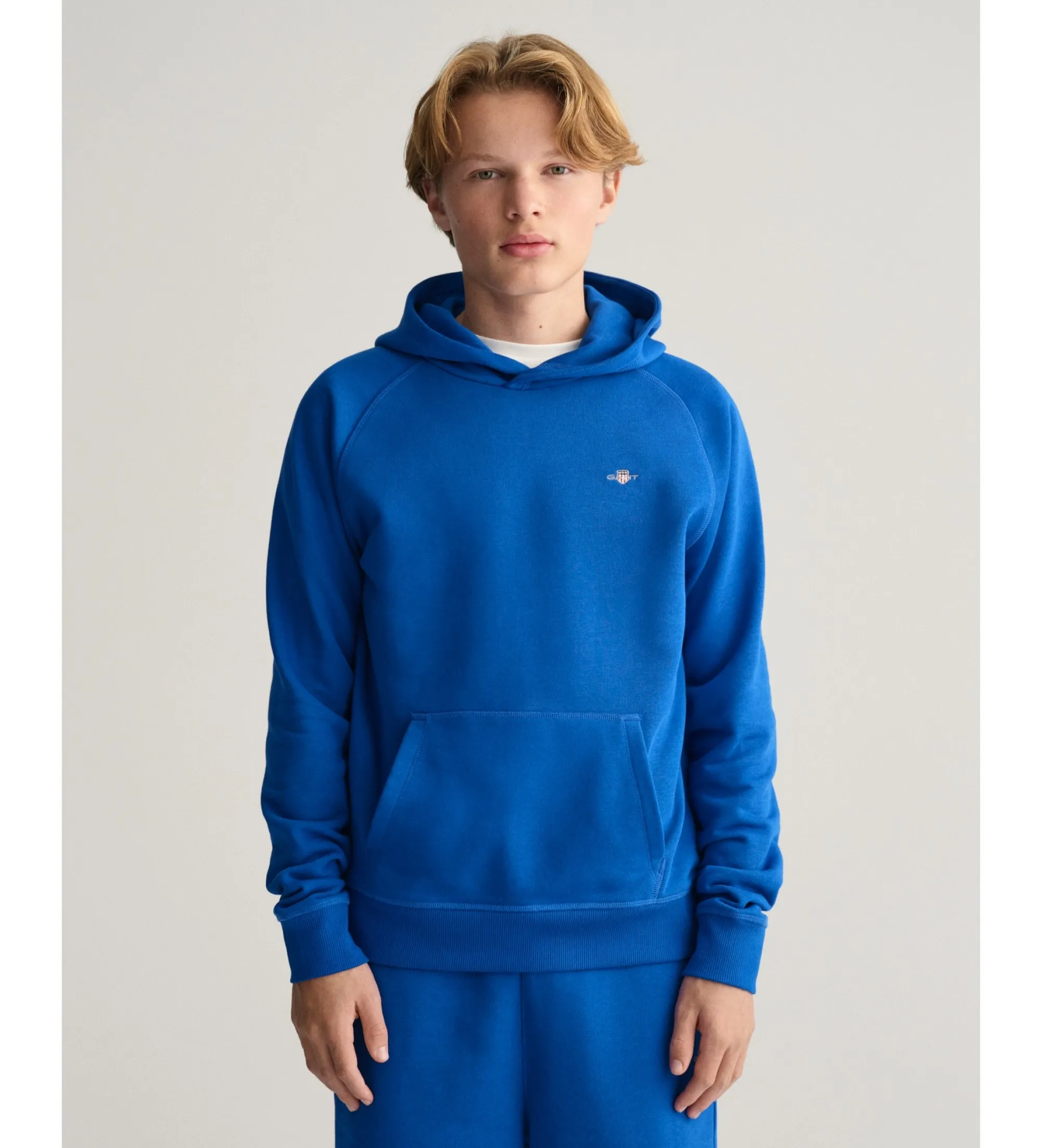 Sudadera con capucha Shield azul