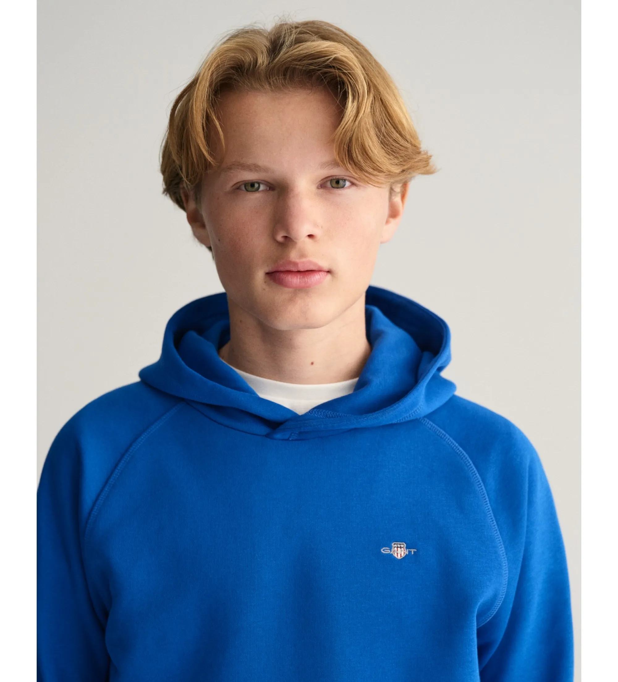 Sudadera con capucha Shield azul