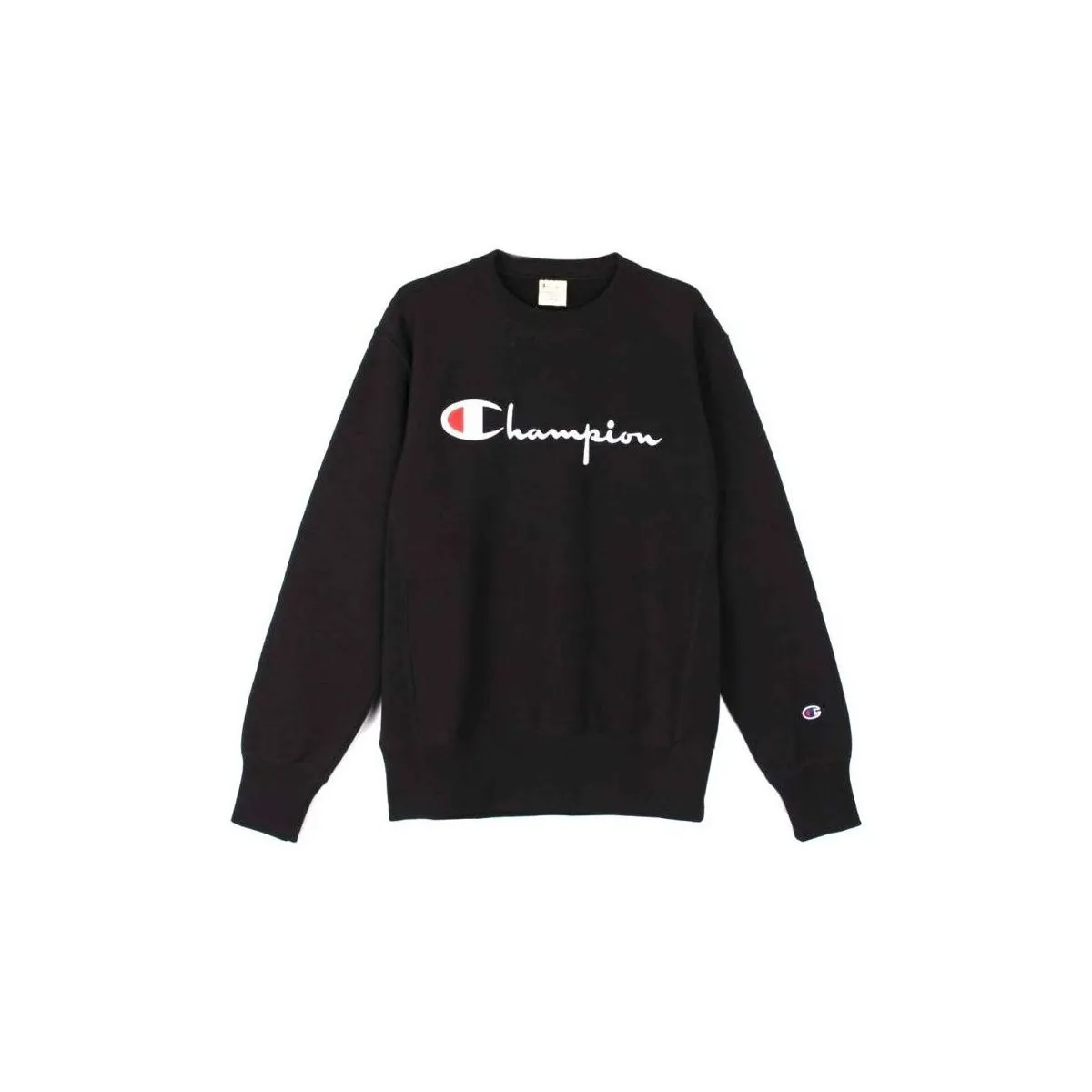 SUDADERA CREWNECK HOMBRE  NEGRO