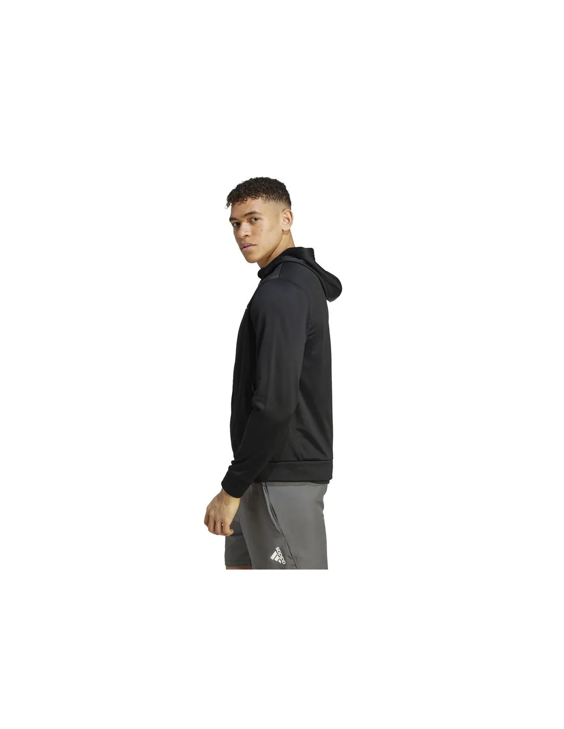 SUDADERA DE FITNESS ADIDAS TRES+ FZ JA HOMBRE