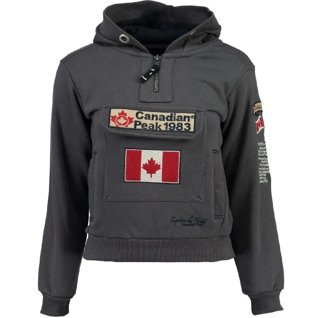 SUDADERA DE HOMBRE GALAPAGOS GRIS.OSCURO