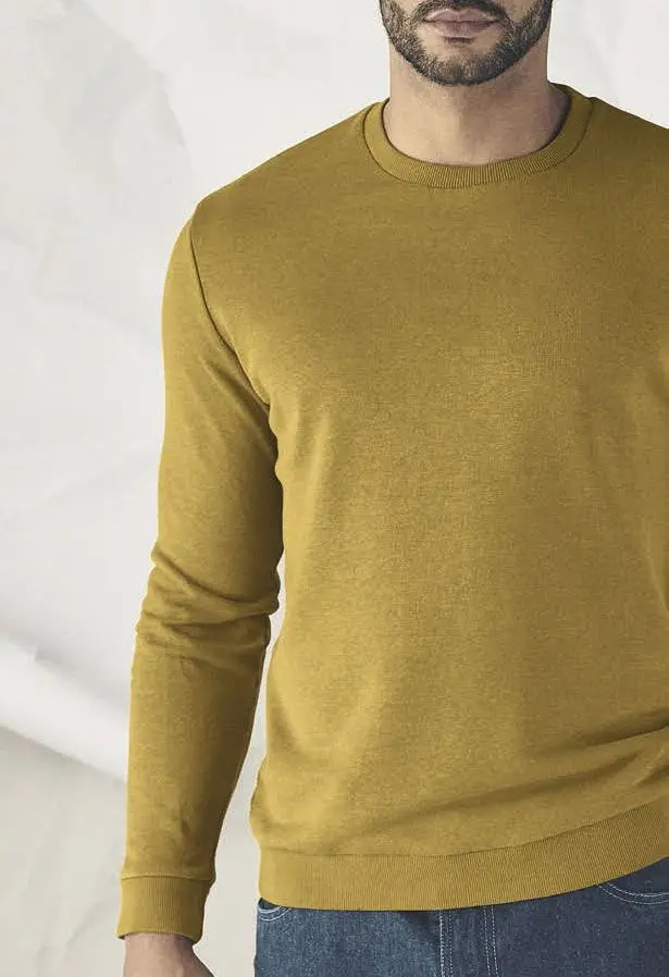 Sudadera hombre algodón orgánico y cáñamo