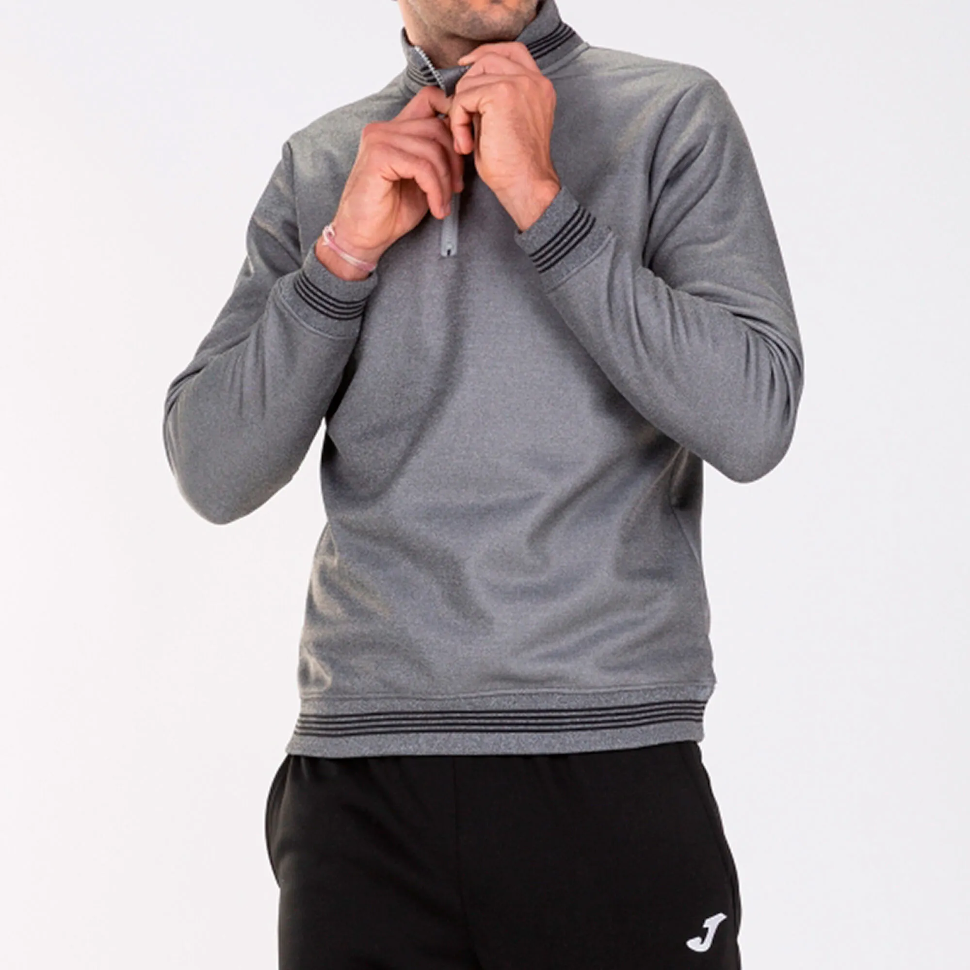 Sudadera hombre Campus III gris melange