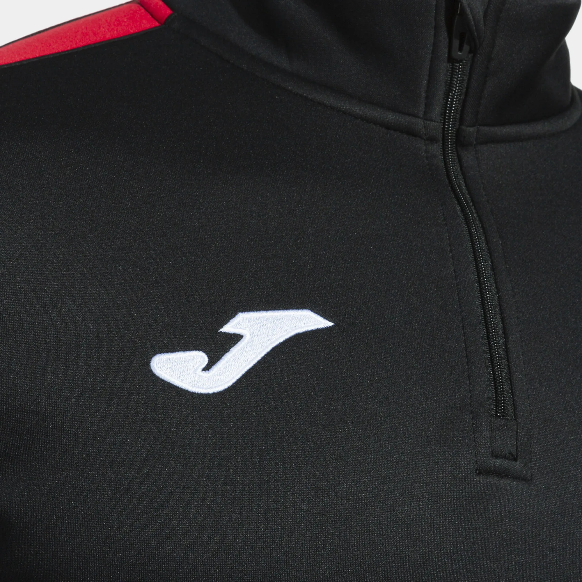 Sudadera hombre Olimpiada negro rojo