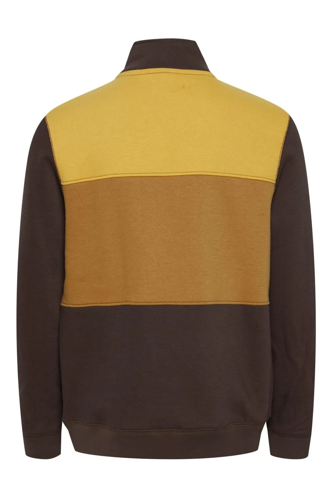 Sudadera hombre rayas marrón