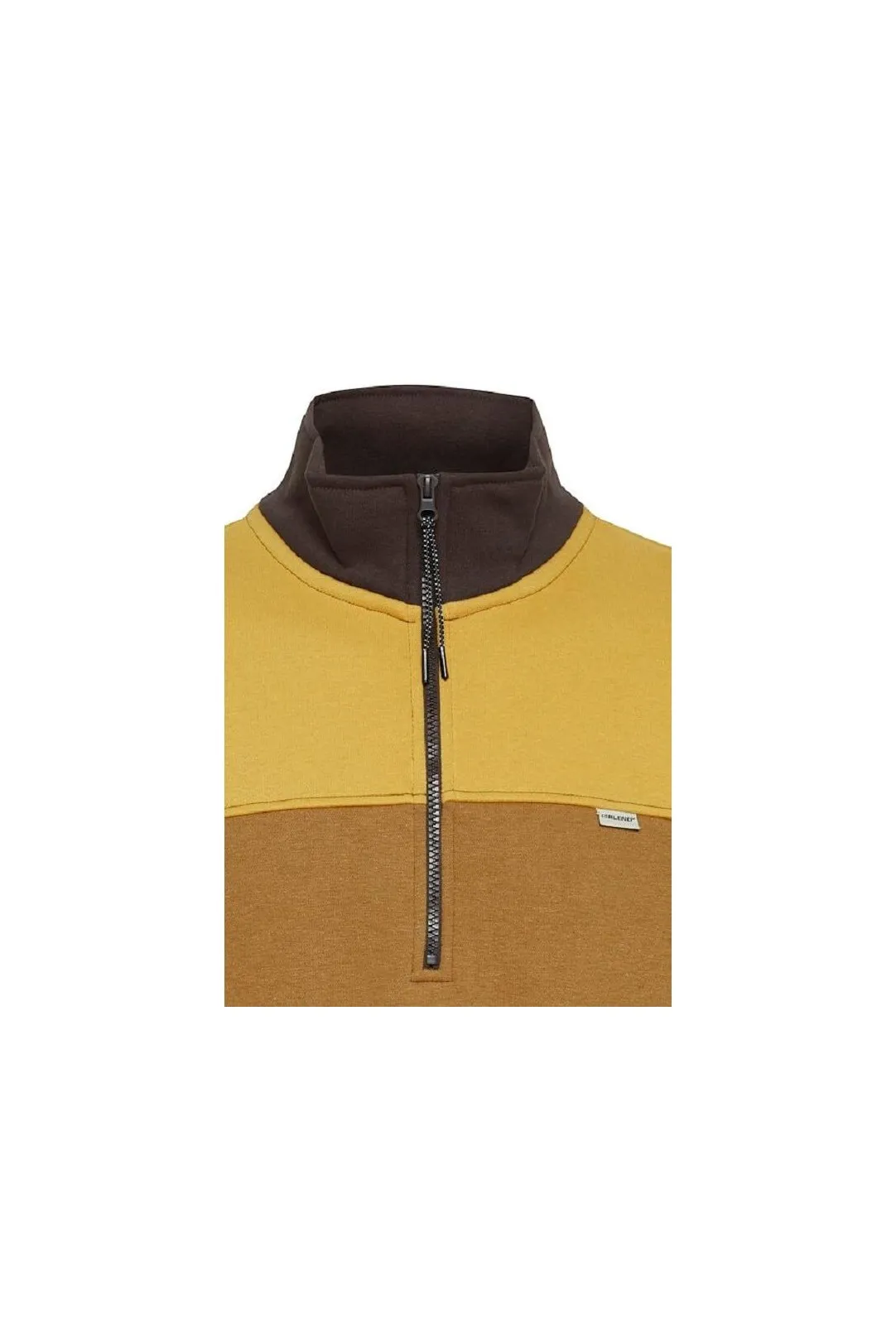 Sudadera hombre rayas marrón