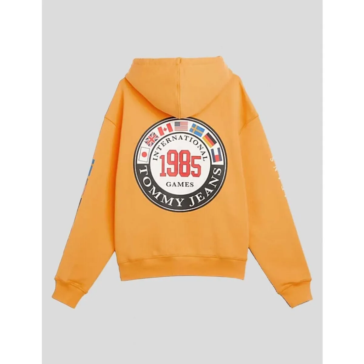 SUDADERA  INTERNATIONAL GAMES 1985 HOODIE KEM ORANGE