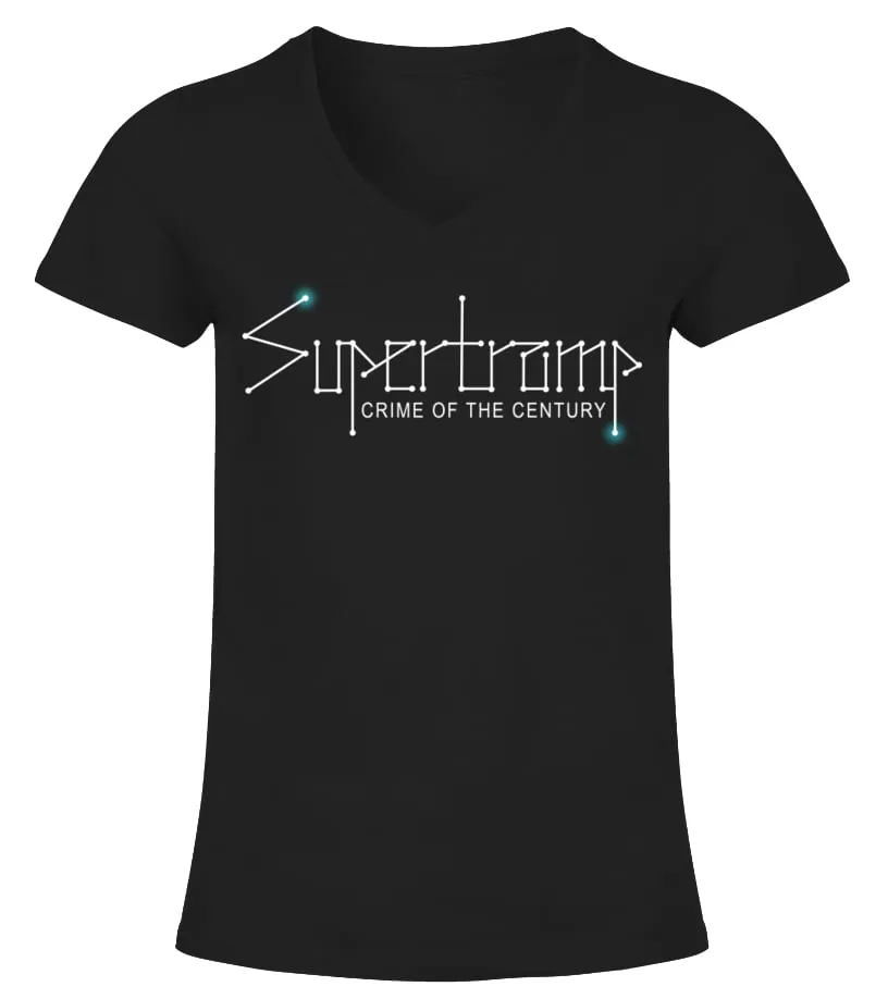 Supertramp BK (68) Camiseta cuello pico Mujer