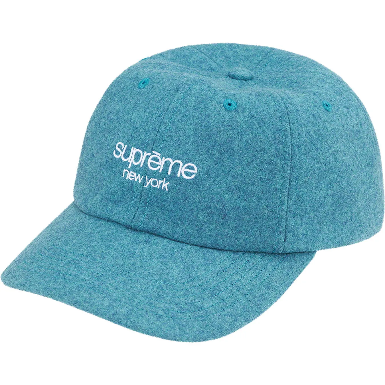 SUPREME WAXED WOOL 6PANEL CAP