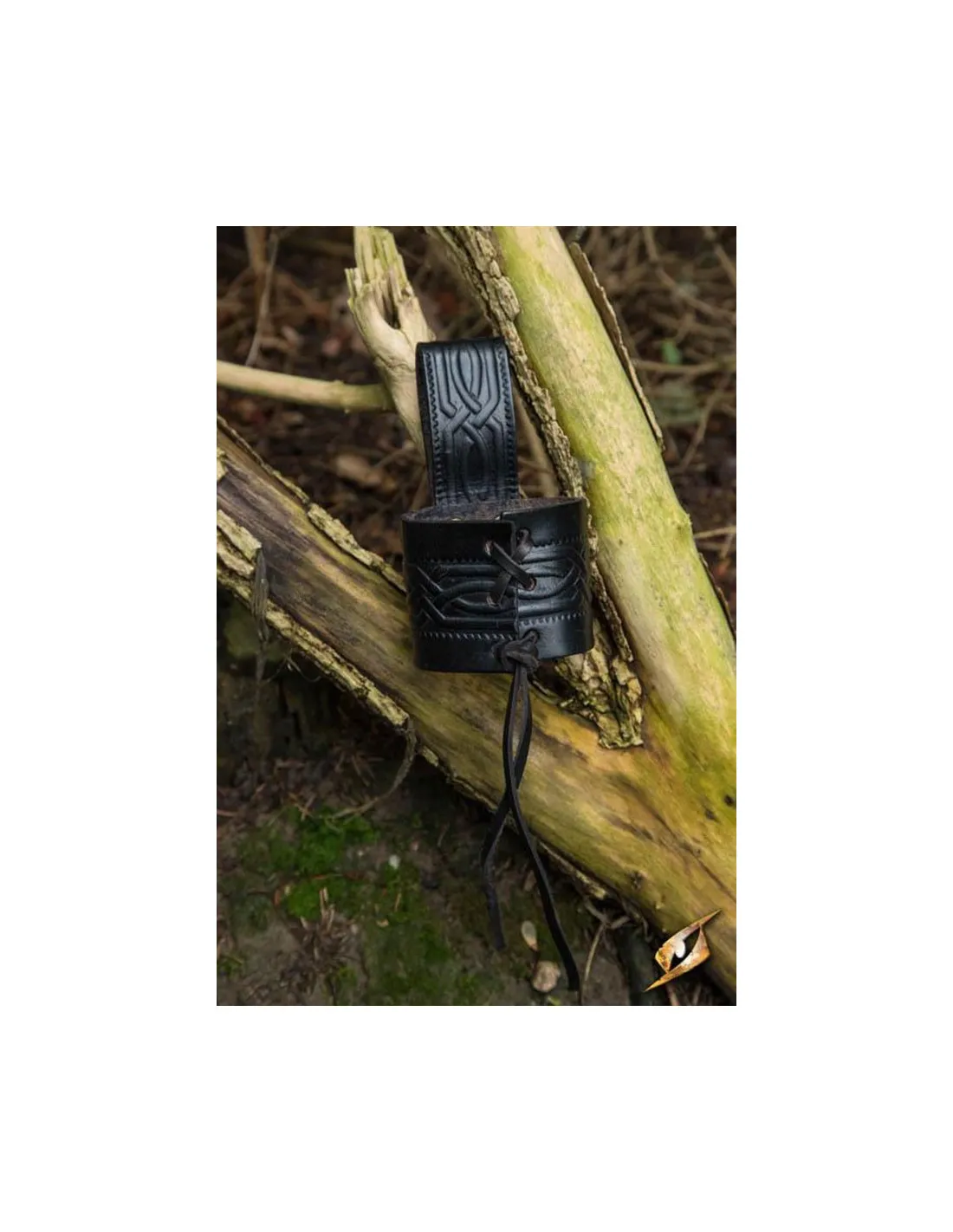Tahalí de cuero para cuerno vikingo