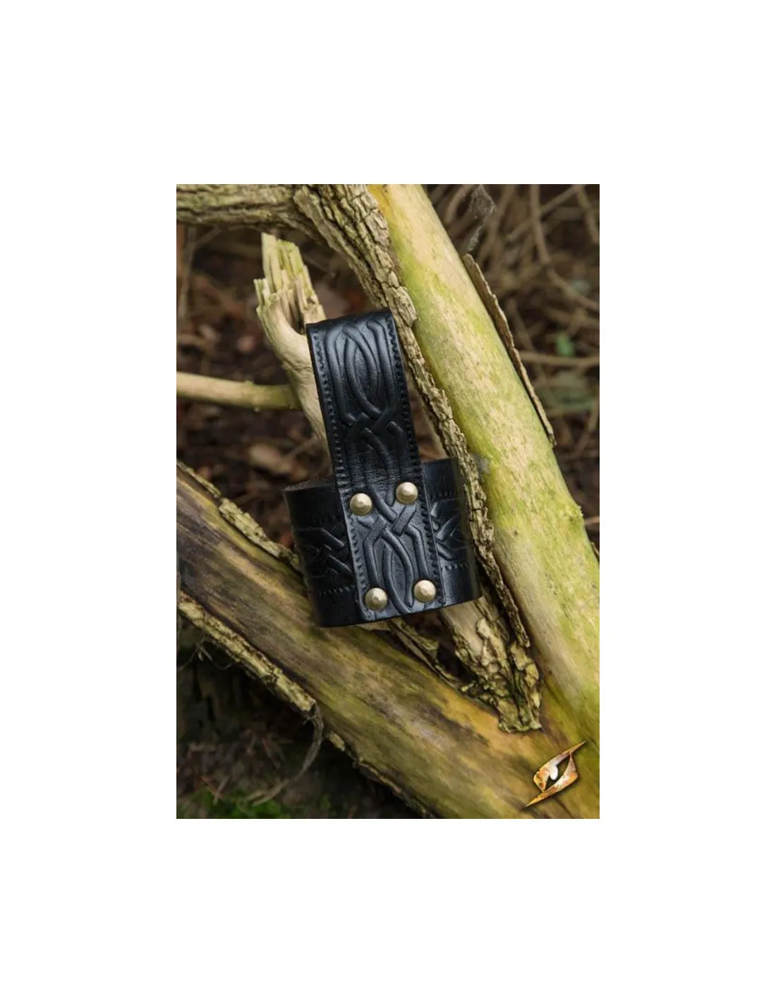 Tahalí de cuero para cuerno vikingo