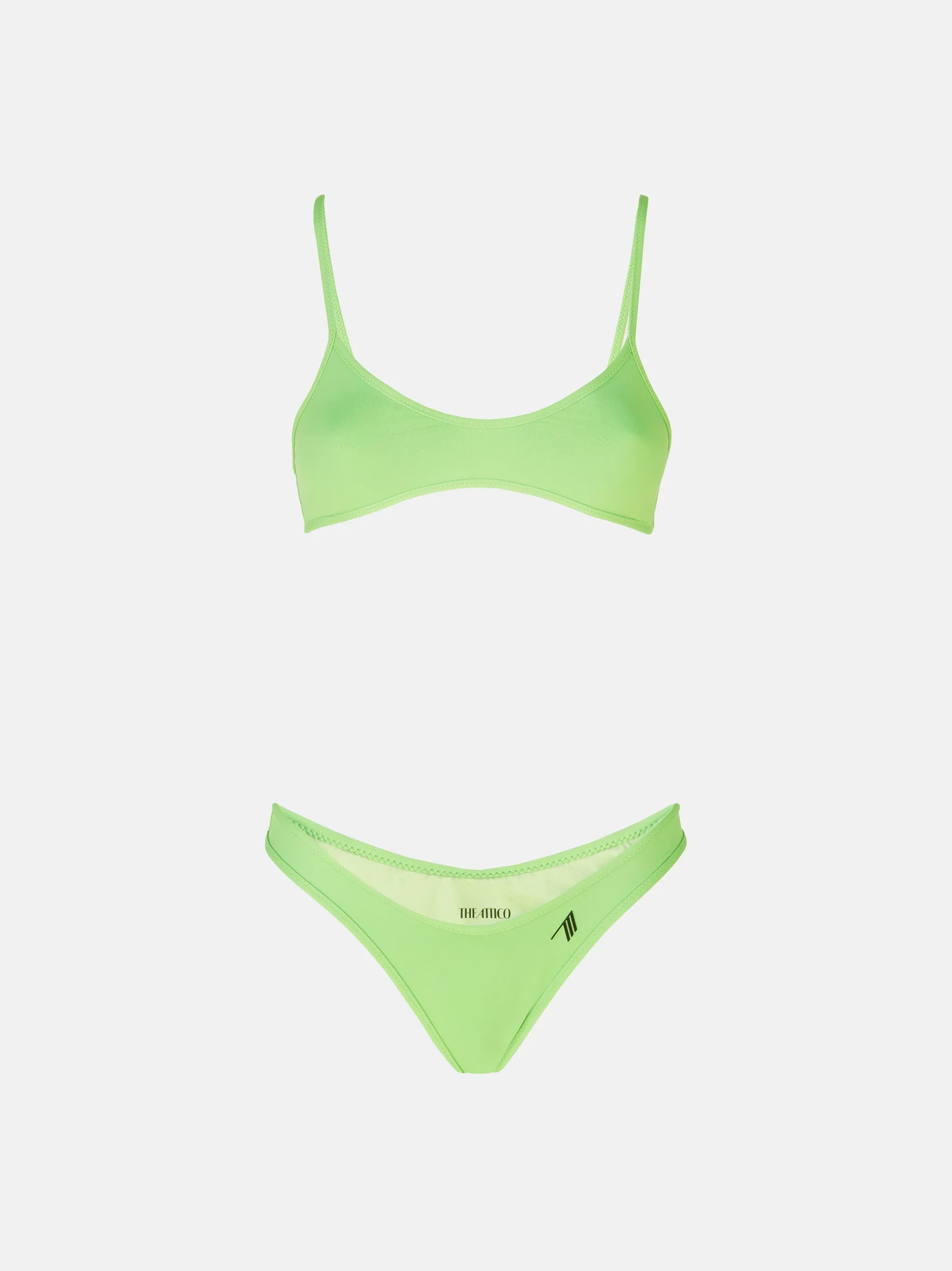 THE ATTICO WOMEN Acid green BIKINI