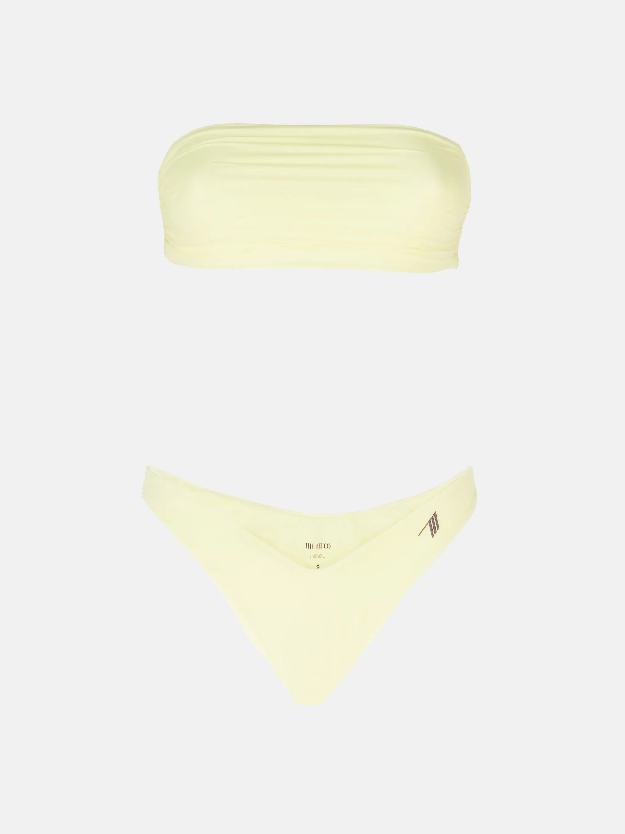 THE ATTICO WOMEN YELLOW BIKINI