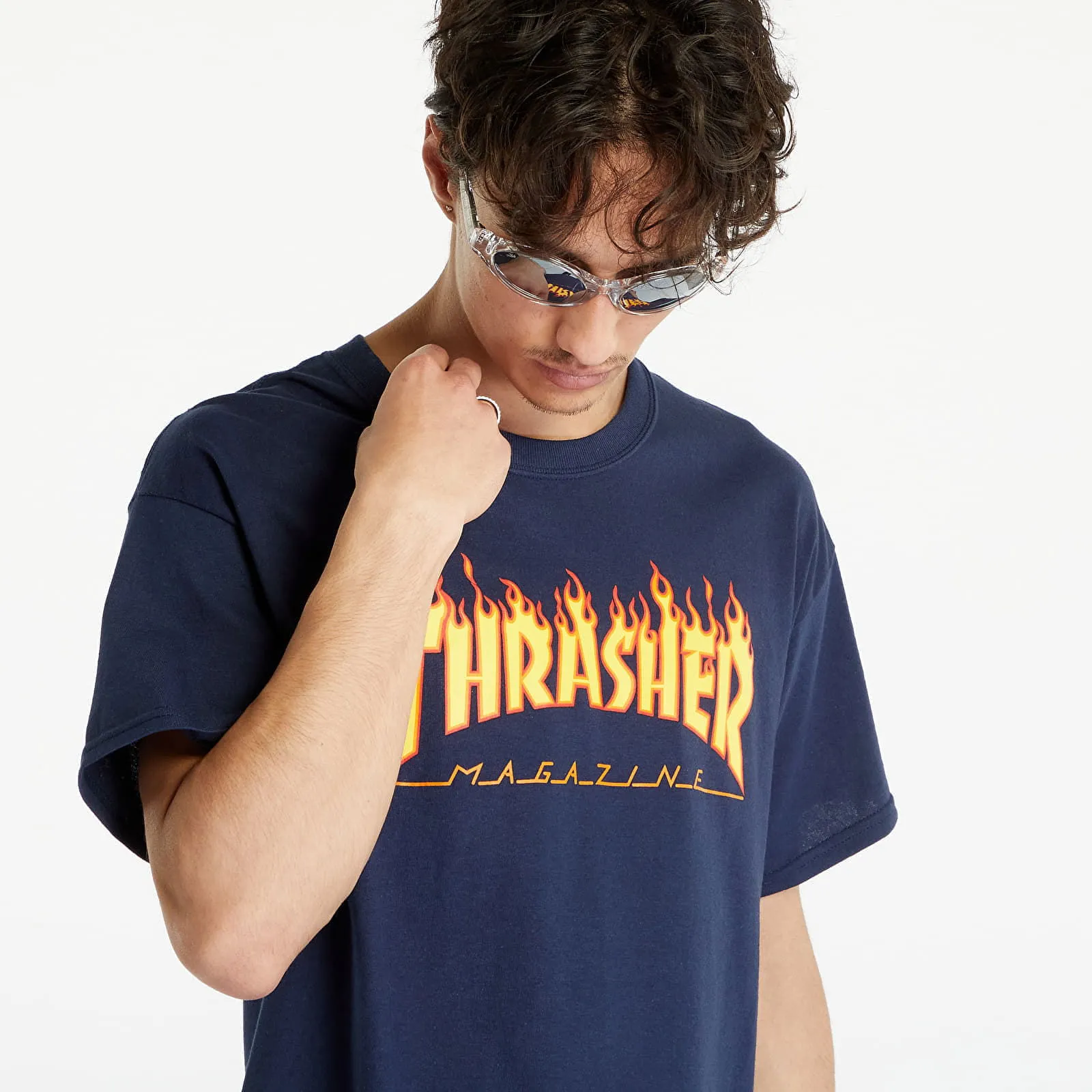Thrasher Tee Flame Logo