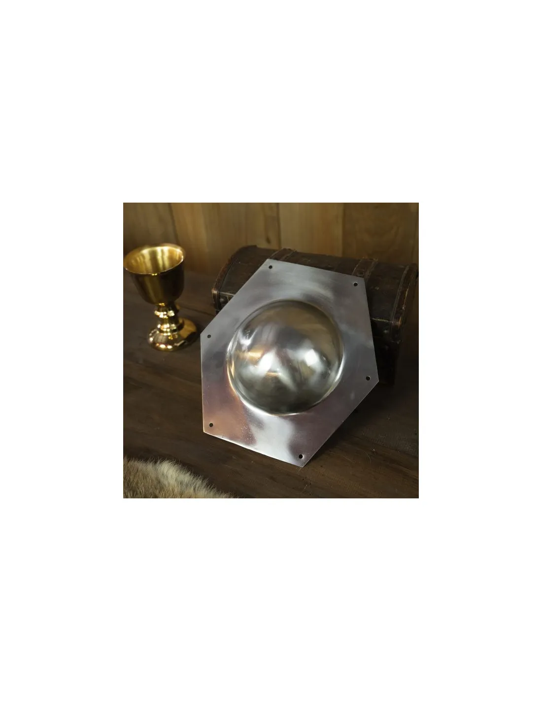 Umbo para escudo romano rectangular Scutum