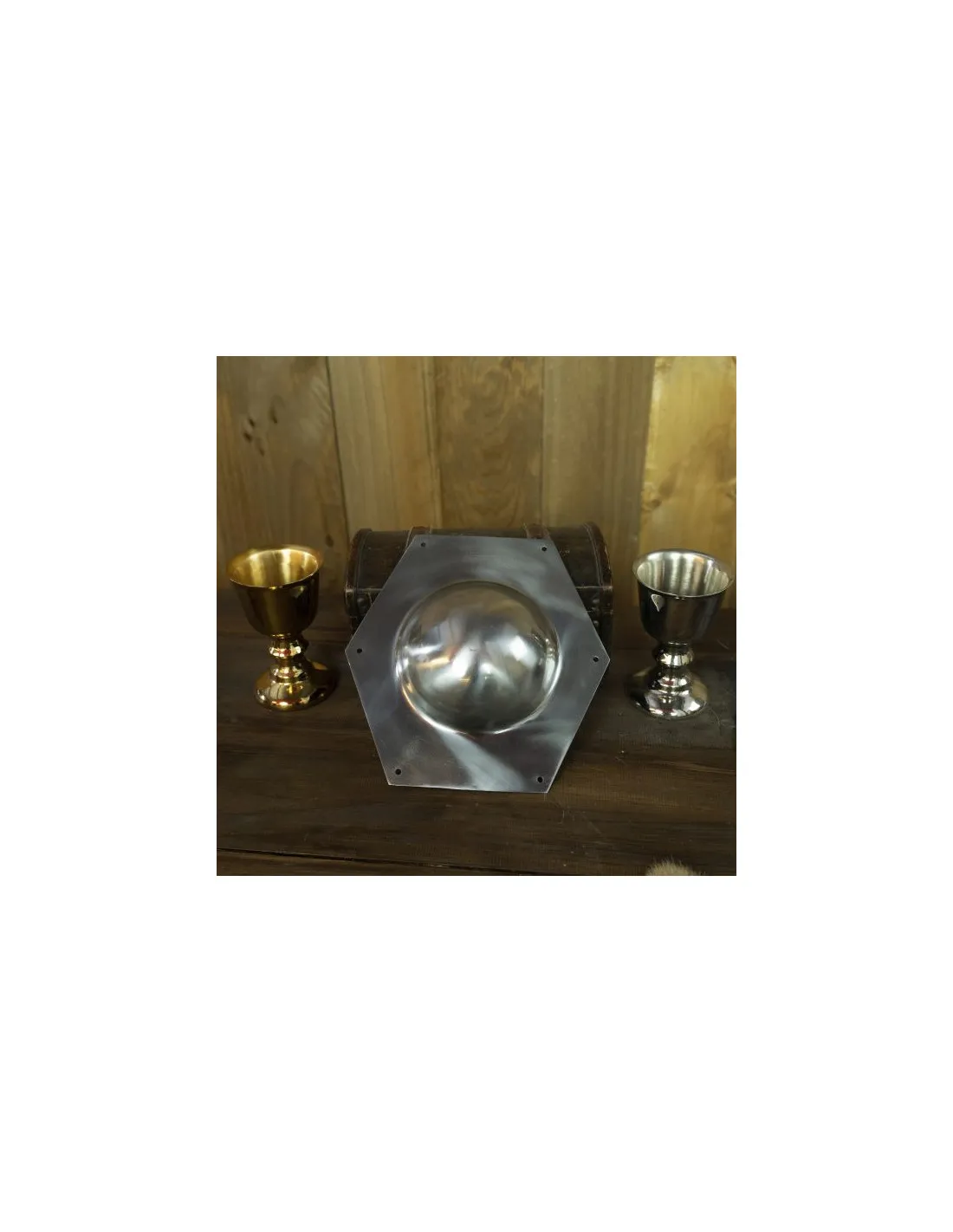 Umbo para escudo romano rectangular Scutum