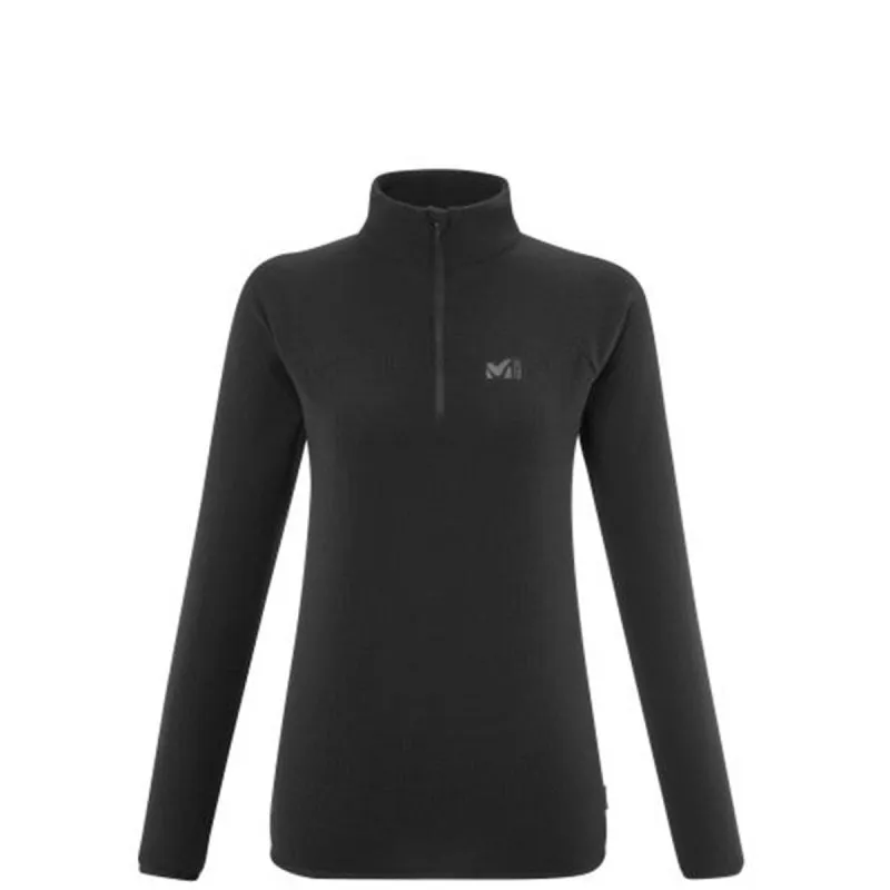 Vellón de mujer con media cremallera Millet K Lightrid (Negro)