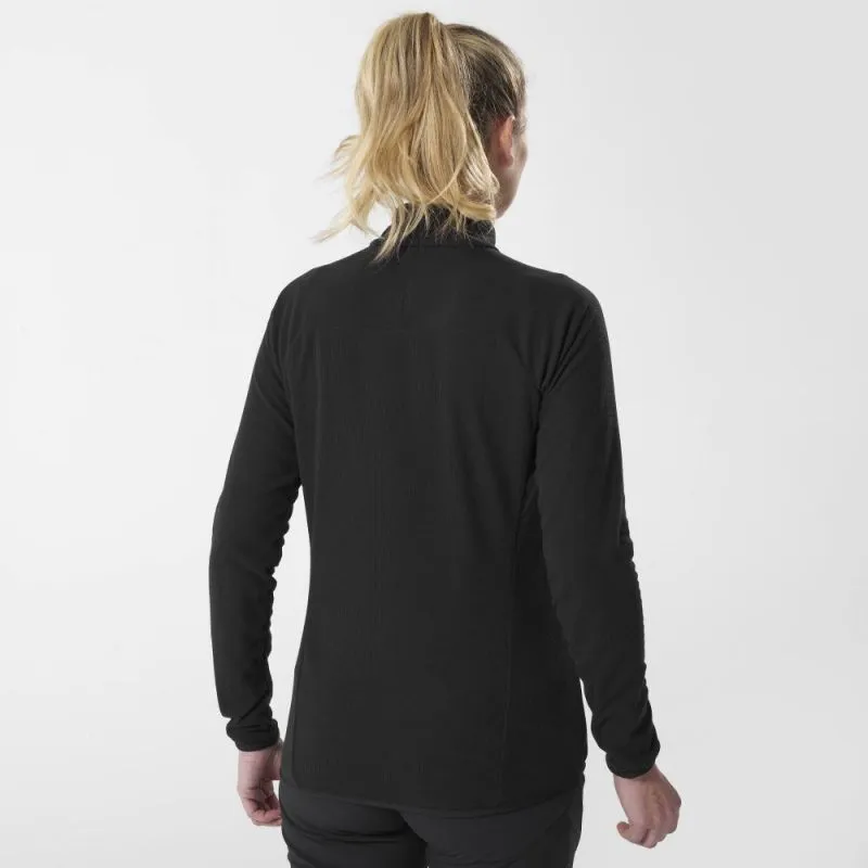 Vellón de mujer con media cremallera Millet K Lightrid (Negro)