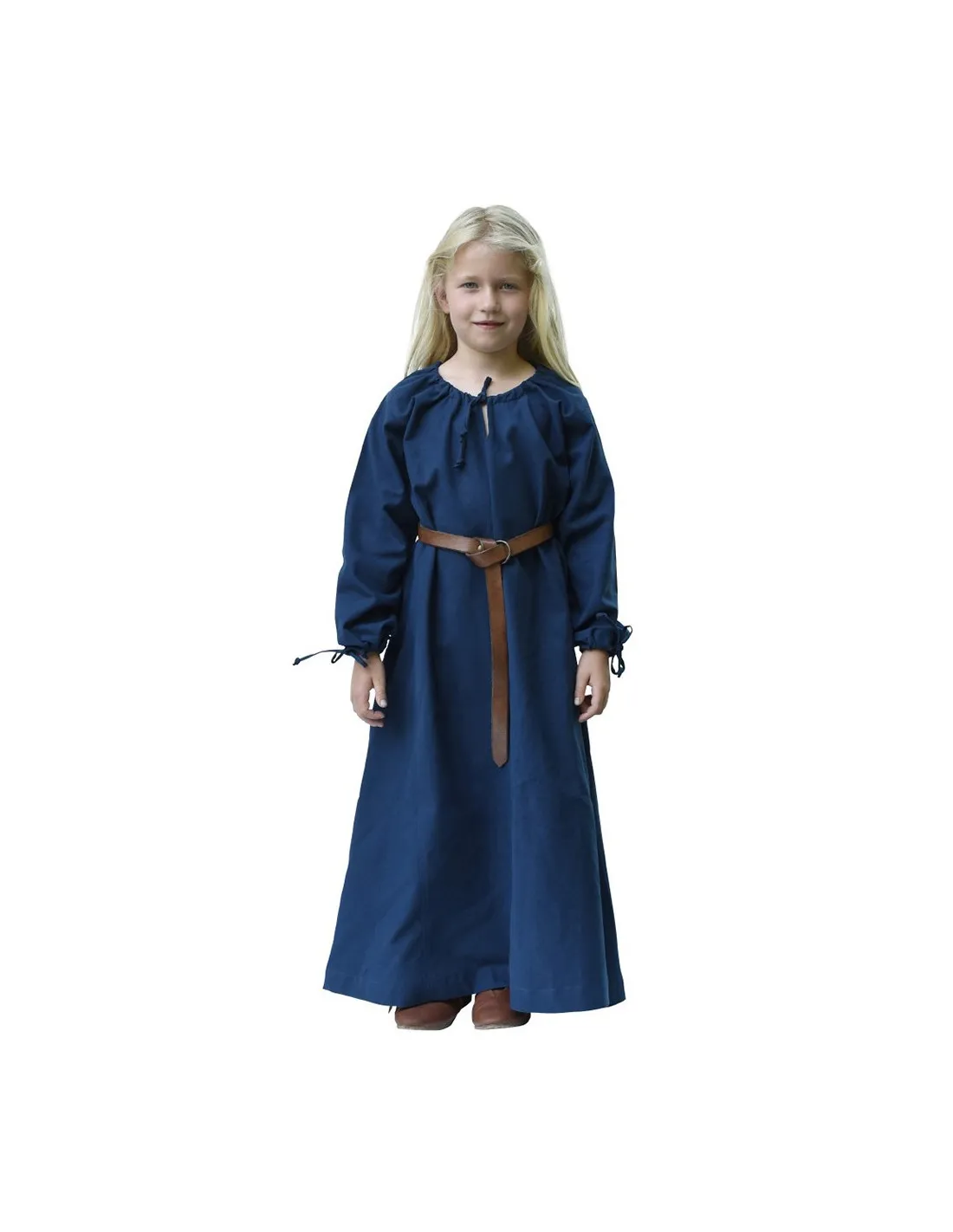 Vestido vikingo azul Ana, niña