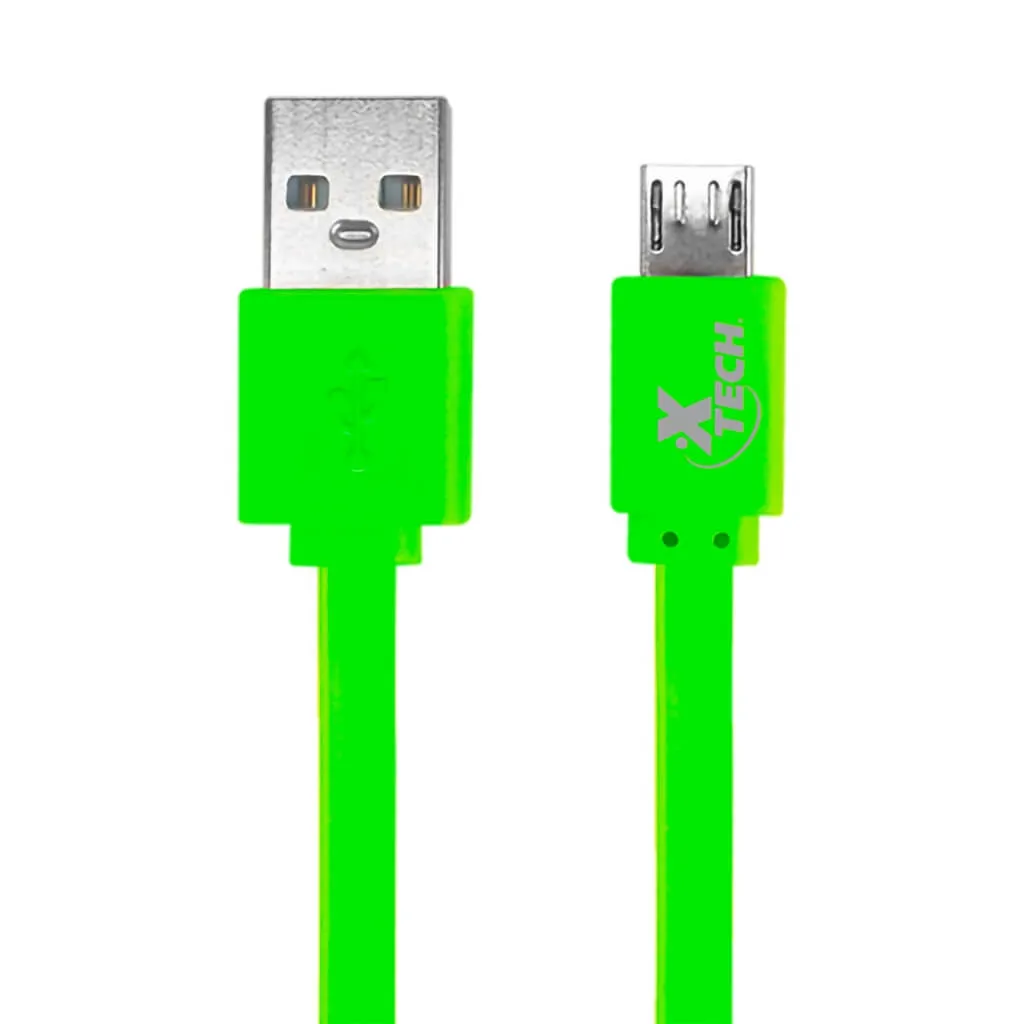 XTECH SET CABLE USB A MICROUSB ONTHEGO 1 METRO, 10 UNIDADES