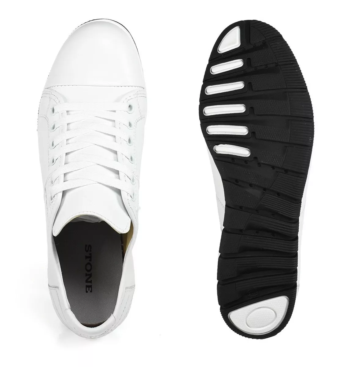 Zapatilla Urbana Hombre Cuero Cómodo Stone 1966