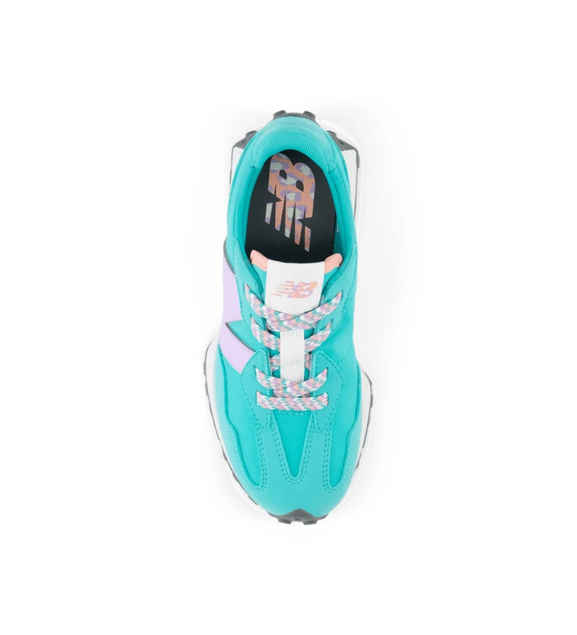 Zapatillas 327 turquesa