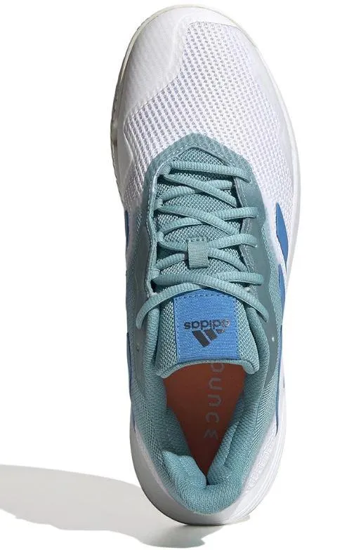 Zapatillas Adidas CourtJam Control Tenis Pádel Blanco/Azul