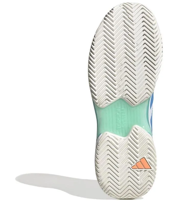 Zapatillas Adidas CourtJam Control Tenis Pádel Blanco/Azul