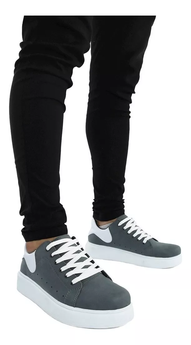 Zapatillas Hombre Urbana Plataforma Comoda Serafinne 642