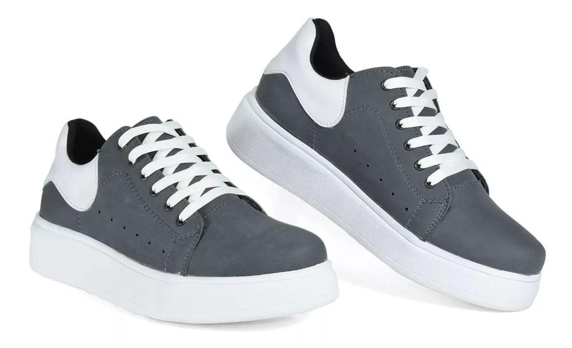 Zapatillas Hombre Urbana Plataforma Comoda Serafinne 642