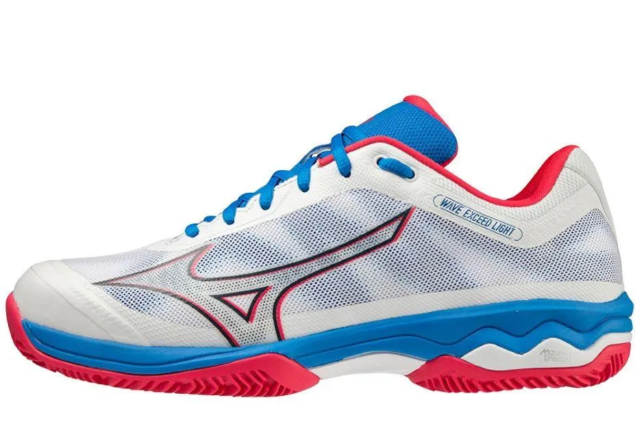 Zapatillas Mizuno Wave Exceed Light Pádel Blanco/Azul/Rojo