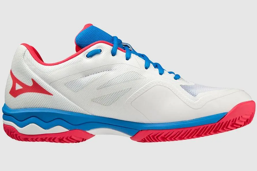 Zapatillas Mizuno Wave Exceed Light Pádel Blanco/Azul/Rojo